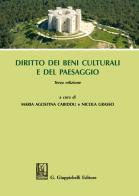 Diritto dei beni culturali e del paesaggio edito da Giappichelli