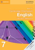 Cambridge Checkpoint English. Teacher's Resource 7 di Marian Cox edito da Cambridge