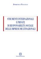Strumenti internazionali e privati di responsabilità sociale delle imprese multinazionali di Domenico Pauciulo edito da Edizioni Scientifiche Italiane