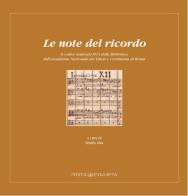 Le note del ricordo. Il codice musicale M13 della Biblioteca dell'Accademia Nazionale dei Lincei e Corsiniana di Roma edito da Nova Charta