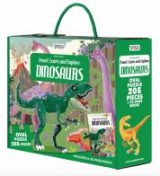 Dinosaurs. Travel, learn and explore. Ediz. a colori. Con puzzle di Irena Trevisan edito da Sassi