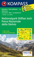 Carta escursionistica n. 072. Parco Nazionale dello Stelvio-Nationalpark Stilfser Joch 1:50.000 edito da Kompass