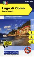 Lago di Como, lago di Lugano 1:50.000. Carta escursionistica edito da Hallwag
