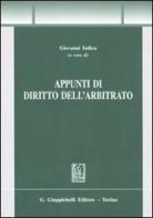 Appunti di diritto dell'arbitrato edito da Giappichelli