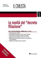 Le novità del «decreto filiazione» di Giuseppe Buffone edito da Giuffrè