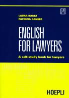 English for lawyers. Con floppy disk di Laura Basta, Patrizia Canepa edito da Hoepli