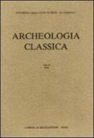 Archeologia classica (1982) vol.34 edito da L'Erma di Bretschneider