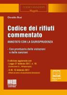 Codice dei rifiuti commentato edito da Maggioli Editore