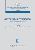 History & law encounters. Lezioni per pensare da giurista edito da Giappichelli