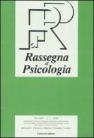 Rassegna di psicologia (2008) vol.1 edito da Carocci