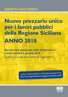 Nuovo prezzario unico regionale per i lavori pubblici della Regione Sicilia 2018 edito da Maggioli Editore