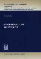 Le obbligazioni di sécurité di Maria Feola edito da Giappichelli