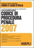 Codice di procedura penale 2007 edito da Hoepli