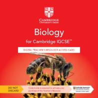 Cambridge IGCSE: Biology. Teacher's resource. Per le Scuole superiori edito da Cambridge
