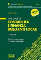 Manuale di contabilità e finanza degli enti locali di Antonio Rossi edito da Edizioni Giuridiche Simone