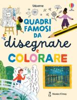 Quadri famosi da disegnare e colorare. Ediz. illustrata di Rosie Dickins edito da Usborne