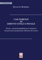 Casi forensi di diritto civile e penale. Norme e questioni giuridiche per la redazione dei pareri per la preparazione all'esame di avvocato di Giulio La Barbiera edito da Edizioni Ex Libris