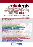 Ratio Legis (2016) vol.4 edito da Primiceri Editore