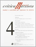 Critica marxista (2012) vol.4 edito da edizioni Dedalo