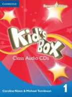 Kid's box. Level 1. Class audio CD. Per la Scuola elementare di Caroline Nixon, Michael Tomlison edito da Cambridge University Press