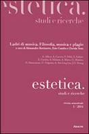 Estetica. Studi e ricerche (2014) vol.1 edito da Aracne