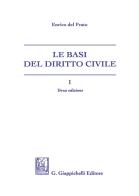 Le basi del diritto civile vol.1 di Enrico Del Prato edito da Giappichelli