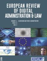 European review of digital administration & law edito da Aracne (Genzano di Roma)