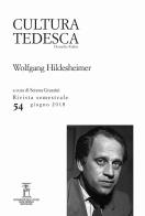 Cultura tedesca (2018) vol.54 edito da Mimesis