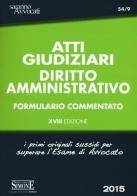 Atti giudiziari. Diritto amministrativo. Formulario commentato edito da Edizioni Giuridiche Simone