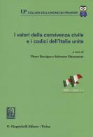 I valori della convivenza civile e i codici dell'Italia unita edito da Giappichelli