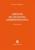 Appunti di giustizia amministrativa di Franco Sciarretta edito da Giuffrè