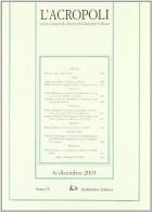 L' acropoli (2003) vol.6 edito da Rubbettino