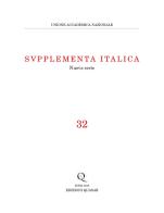 Supplementa Italica. Nuova serie (2026) vol. 32 edito da Quasar