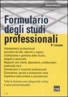 Formulario degli studi professionali di Daniele Balducci edito da FAG