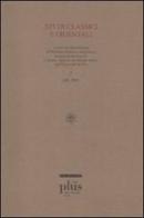 Studi classici e orientali (2007) vol.53 edito da Plus
