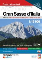 Gran Sasso d'Italia. Carta dei sentieri 1:15.000 edito da Technopress