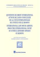 Questions de droit international autour de l'avis consultatif de la cour internationale de justice sur le Kosovo edito da Giuffrè
