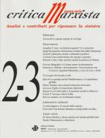 Critica marxista (2015) vol. 2-3 edito da edizioni Dedalo