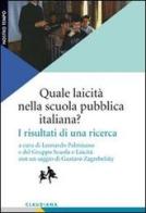 Quale laicità nella scuola pubblica italiana? I risultati di una ricerca edito da Claudiana