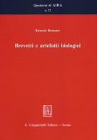 Brevetti e artefatti biologici di Rosaria Romano edito da Giappichelli