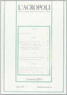 L' acropoli (2013) vol.2 edito da Rubbettino