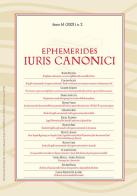 Ephemerides Iuris canonici (2021) vol.2 edito da Marcianum Press