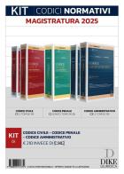 Kit codici normativi magistratura 2025. Con aggiornamento online edito da Dike Giuridica