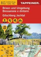 Brixen un Umgebung-Bressanone e dintorni. Cartina topografica 1:35000. Con panoramiche 3D. Ediz. bilingue edito da Tappeiner