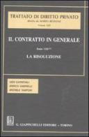 Il contratto in generale vol.8.2 di Ugo Carnevali, Enrico Gabrielli, Michele Tamponi edito da Giappichelli