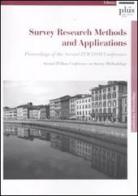Survey research methods and applications. Proceedings of the second itacoms conference. Second italian conference on survey methodology edito da Plus