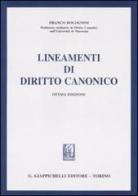 Lineamenti di diritto canonico di Franco Bolognini edito da Giappichelli