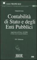 Contabilità di Stato e degli enti pubblici di Gianni De Luca edito da Edizioni Giuridiche Simone