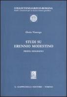 Studi su Erennio Modestino. Profili biografici di Gloria Viarengo edito da Giappichelli