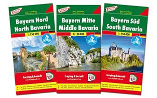 Baviera set 1:150.000 edito da Freytag & Berndt